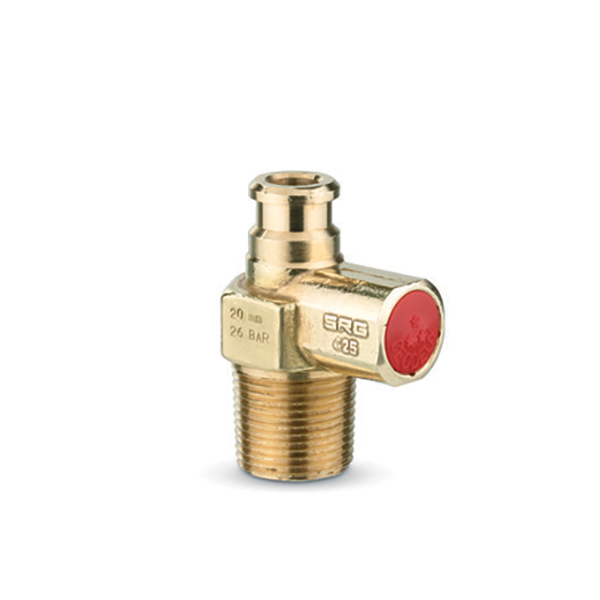 LPG CYLINDER QUICK COUPLING VALVES: COMPACT SYSTEM - 425 SERIES